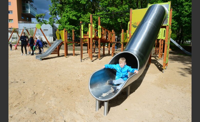 Playground in Tartu, Estonia