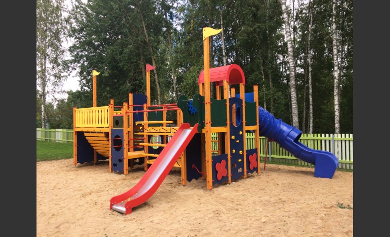 Playground in Tarvastu, Estonia