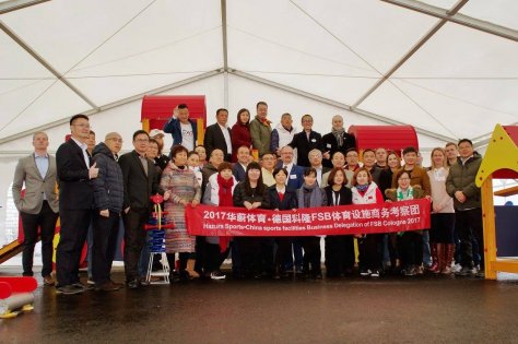  Chinese business delegation at Tiptiptap on 30 October 2017