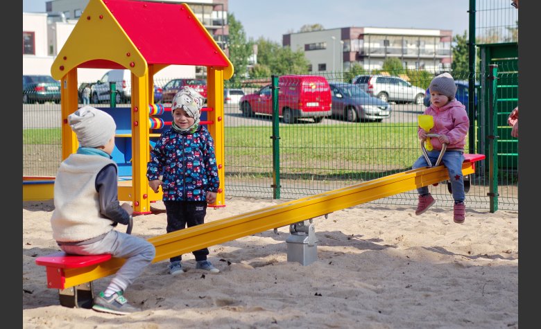 Play- and sports ground in Pirita, Estonia 